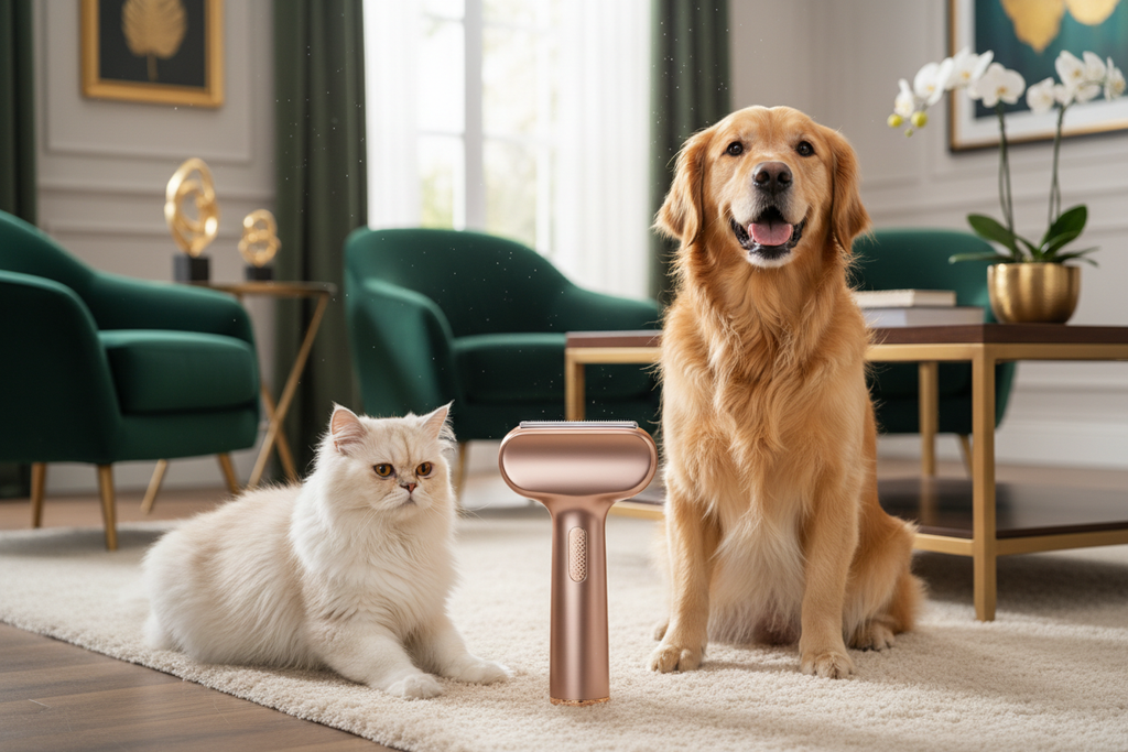 PetNova SteamBrush™ | Premium Luxury Pet Grooming Campaign